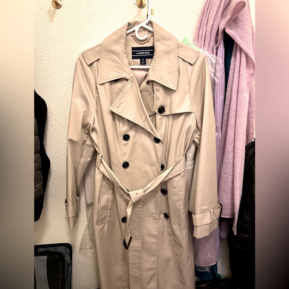 Lands End Trench Coat BNWOT